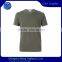 Short Sleeves High Quality Blank Cotton Army Green Tshirt