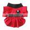 High Collar Large Skirt Dog Wool Coat fit for Spring Autumn and Winter
