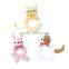 Plush Animal Toy with Alphabet/Soft Toys for Baby Learning Letter/Stuffed Animated Toy Rabbit Dog Cat with Alphabet Shaped