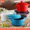 fancy colors soup bowl, ceramic bowl, salad bowl, baking bowl with handle and lid