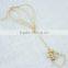 Electroplating Metal Simple Slave Chain Hand Harness Bracelet Ring Jewelry