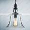 vintage industrial lamp Bell featured 110V rustic style pendant lamp