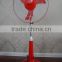 Chinese Portable 12V Chargeable Battery Powered Emergency Fan with Solar