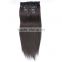 Alibaba Cheap Brazilian Human Hair Clip In Hair Extension, Large Stocks Remy Straight Human Hair Clip In Hair Extenion