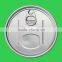 401 aluminum easy open lid easy open top lid