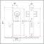 aluminum sliding door lock system