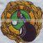five-pointed star laser cut embroidery felt patches,iron on embroidered hockey patches