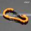 Random Mix Multicolor 40MM Gourd Shaped Aluminum Alloy Spring Clip Buckle Wholesale Metal Mini Carabiner