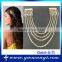 Newest design fashion hair head piece chain gold head chain H0014
