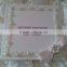 Hot sale & new arrival elegant white glitter wedding invitations with pearl border & pink ribbon bowknot                        
                                                Quality Choice