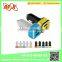 New Exquisit Workmanship Blue&Yellow Colorful Edge Double Port Usb Car Battery Charger