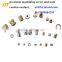 custom precision turning brass insert lock nut