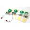 Custom programmable recordable music module for greeting card