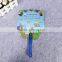 cute bear design plastic pp advertising fan kids hand fan for souvenir