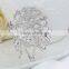 Platinum Plated Stylish Elegant Bridal Brooch Pin With AAA+ Cz Micro Pave Setting for Women and Men