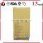 pflat bottom side gusset coffee bean packing pouch with valve/ tin tie