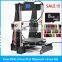 NEW 3D Printer Acrylic Mini Kit Auto Level LCD display Free 0.5kg ABS 3d filament 8G SD card desktop 3D printing machine