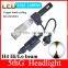 5000lumen 20w fanless H13 led car headlight bulbs for MAZDA 2