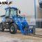 wheel loader 1.2ton zl12, mini wheel loader with joystick,qucik hitch,1.2ton wheel loader