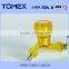 2016 popular lower price fast open transparent plastic faucets pvc tap