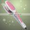 Popular 2016 Hot Sell Ceramic Steam hair straightening brush with LCD Display