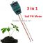 3 in 1 Soil Water Moisture Light Test Meter PH Tester