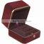 Luxury Metal Labeled Custom Velvet Ring Box