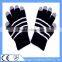5 Fingers Knitted Stripe Touch Screen Gloves