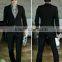 Official Wool & Polyester Classic Black One Button Business Men Suits Made In China