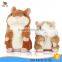 custom repeat talking plush hamster toy