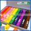 2016 hot sale 10 colors crayons into paper box customized Logo printed crayons