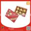50pcs Mixed Color 13*9.5*4cm Fashion 6 Small Partitions Paper Gift Box Chocolate Gift Box Packaging Carton Box Candy Box