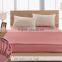 luxury solid color 100% silk bed fitted sheet, can customized
