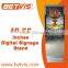 Highly Stable Mirror Digital Signage Floor Stand Player