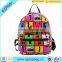 New style girls canvas backpack kids canvas bagpack school bags