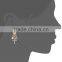 Jewelry Fashion Gold Earring, Fashion Earring, Alloy Dangle Skull Earrings Jewelry