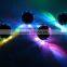 4Pcs Universal LED Solar Energy Power Colorful Wheel Centre Hub Flash Light Lamp