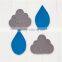 Felt House Decorations, Felt Clouds,felt Raindrops