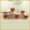 glazed ceramic christmas flower pot