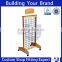 metal wire supermarket potato chip display rack stand