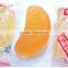 Yake sweet gummy candy with orange shape