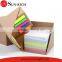 2015 New Arrival desktop sticky notes set notepad can be use as pen vase pencil holder memo pad
