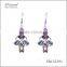Hot New Designs Ladies Jewellery Earrings Vintage Dancing Girl Silver Plating Drop Earrings