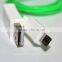 Colorful glowing micro usb cable with led light