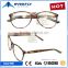 2016 good quality newest design acetate optical glasses frame with spring temple spectacle frame new model