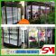 Quick and good refrigeration effect 2 door upright flowers chiller