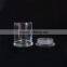 Custom made 180ml glass tea cup candle holder with lid
