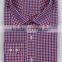 Tailored red checks latest shirt designs for men 2016