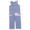 KAIYO OEM service knit fabric childrens boutique clothing striped rompers for baby newborn clothes Baby onesie wholesale