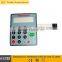 High performance HOT selling Die cutting transparent LCD touch screen film membrane and rubber numeric keypad